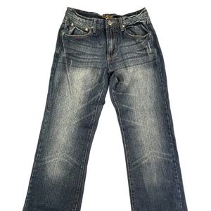 Carbon Jeans Men's 29x30 Regular Fit Boot Cut Medium Wash Blue